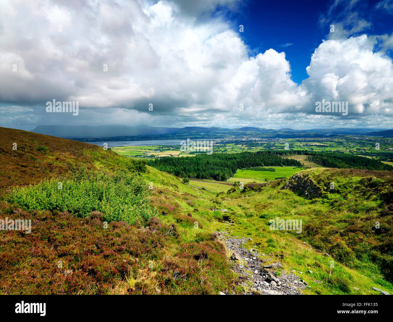 Knocknarea, Sligo Irlanda Foto Stock
