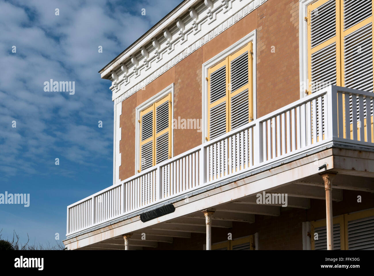 Antica Stazione termale pavillon, Domburg, costa del Mare del Nord, Zeeland, Paesi Bassi Foto Stock