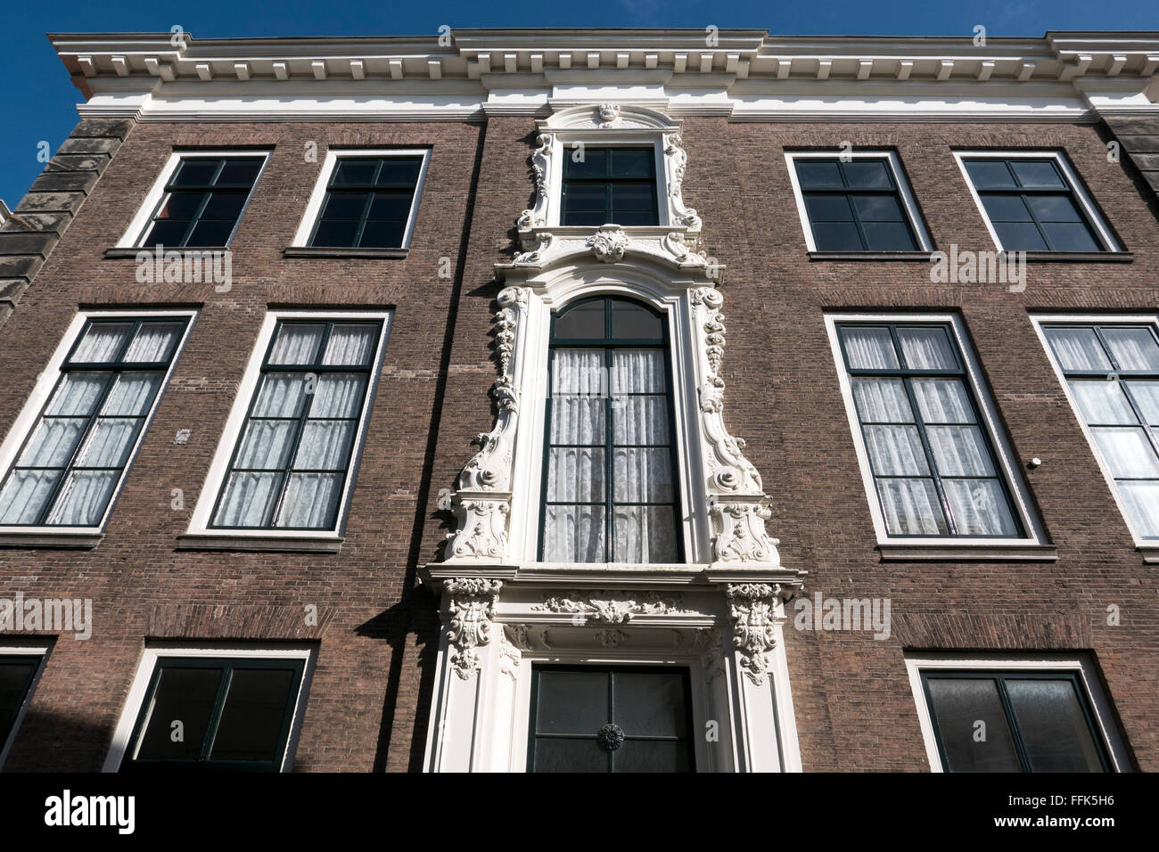 Haus am Dam, Middelburg, Provinz Seeland, Niederlande | Dam, Middelburg, costa del Mare del Nord, Zeeland, Paesi Bassi Foto Stock
