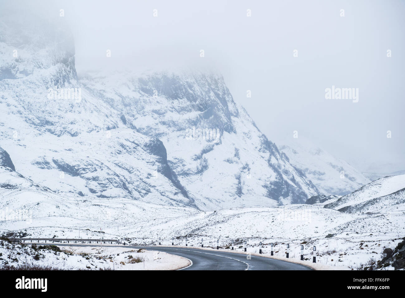 Inverno a Glencoe, le tre sorelle. Foto Stock