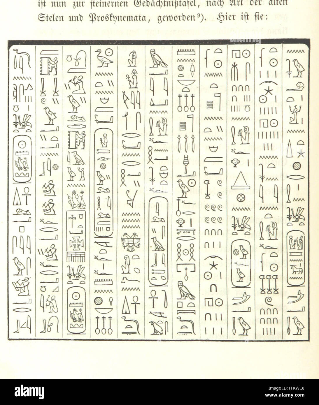 2 del 'Briefe aus AEgypten ha, AEthiopien, und der Halbinsel des Sinai, geschrieben in den Jahren 1842-1845, etc' Foto Stock