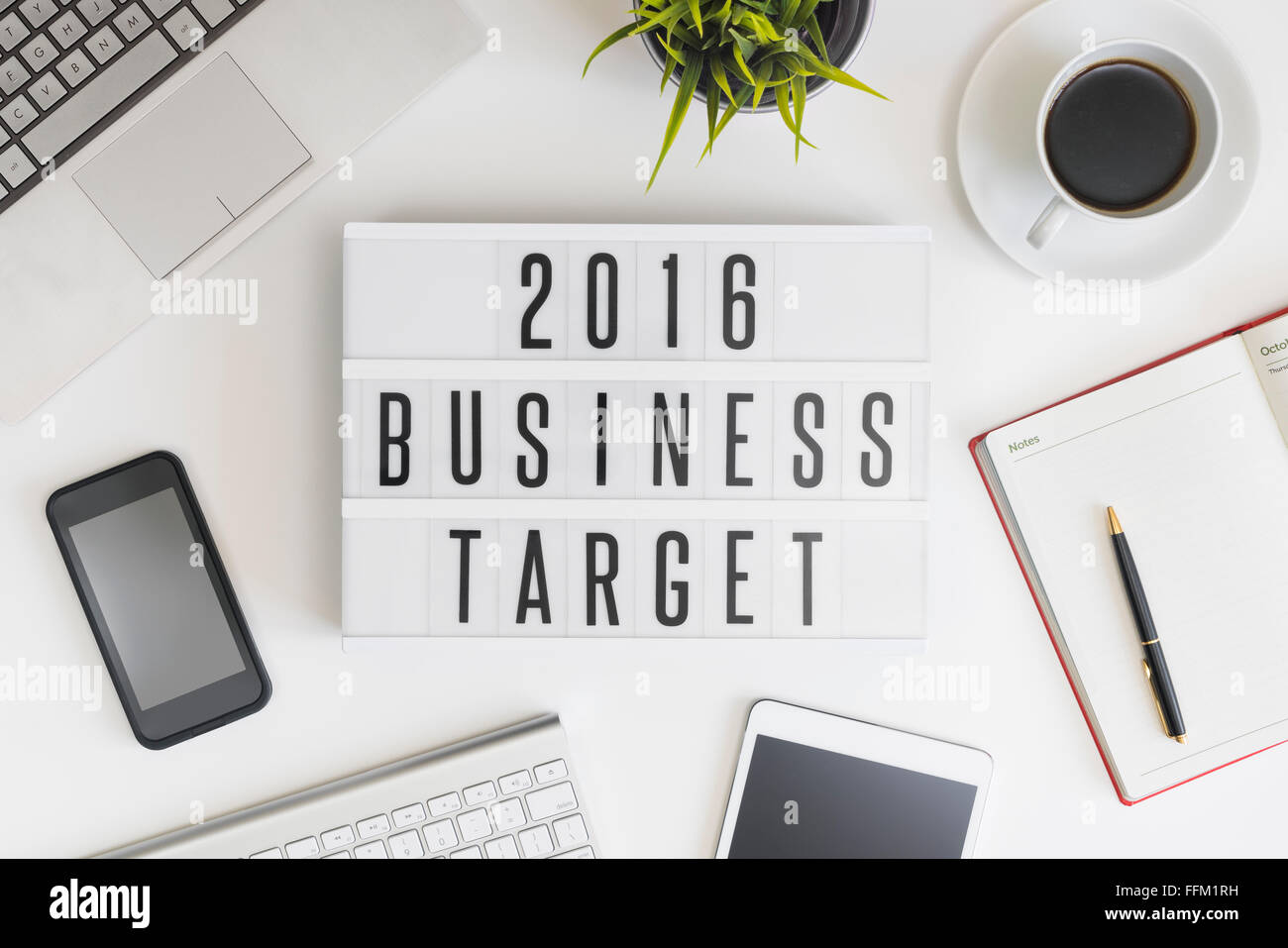 Obiettivo di Business 2016 Foto Stock