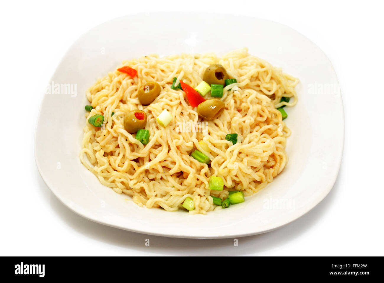 Fancy Ramen Noodle piatto Foto Stock