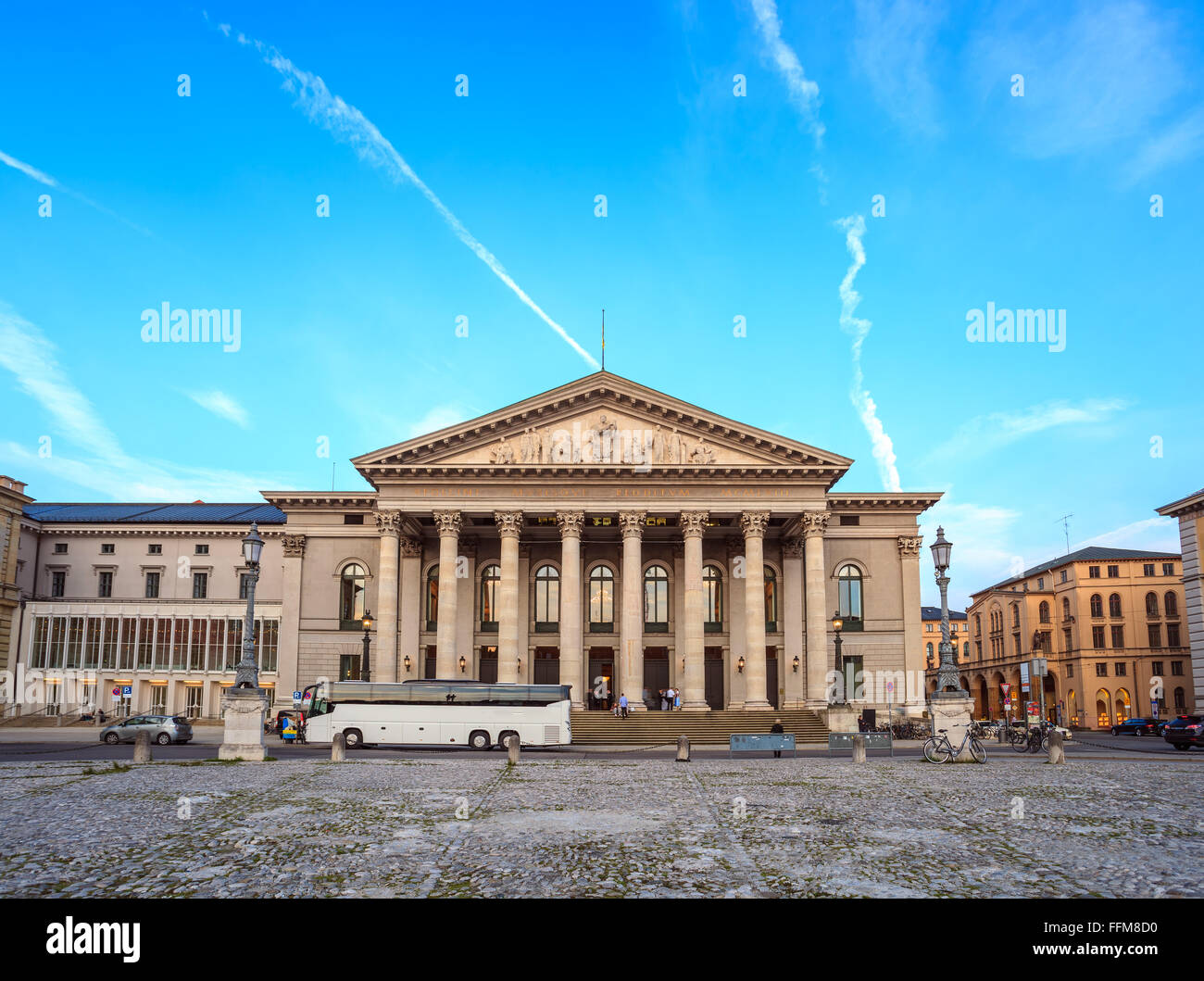 Teatro Nazionale di Monaco , Baviera , Germania Foto Stock