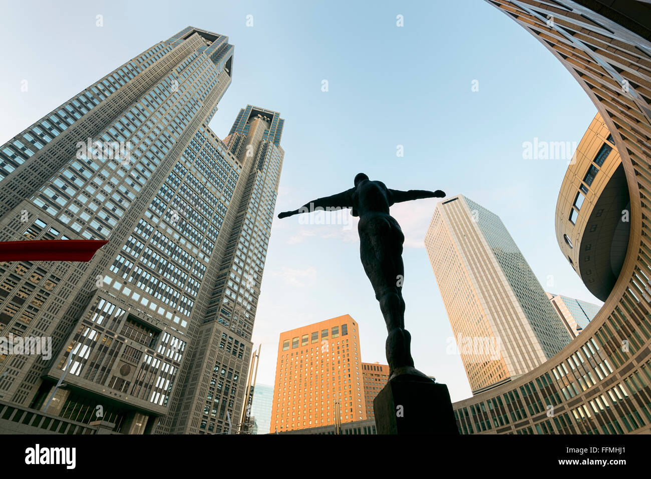 Tokyo Metropolitan Government Office Building in Nishi-Shinjuku, Tokyo Foto Stock