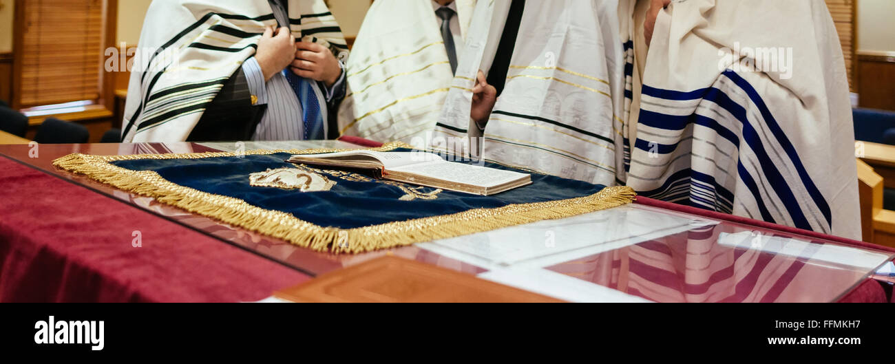 Giudaismo ebraico cultura holiday torah tova Foto Stock