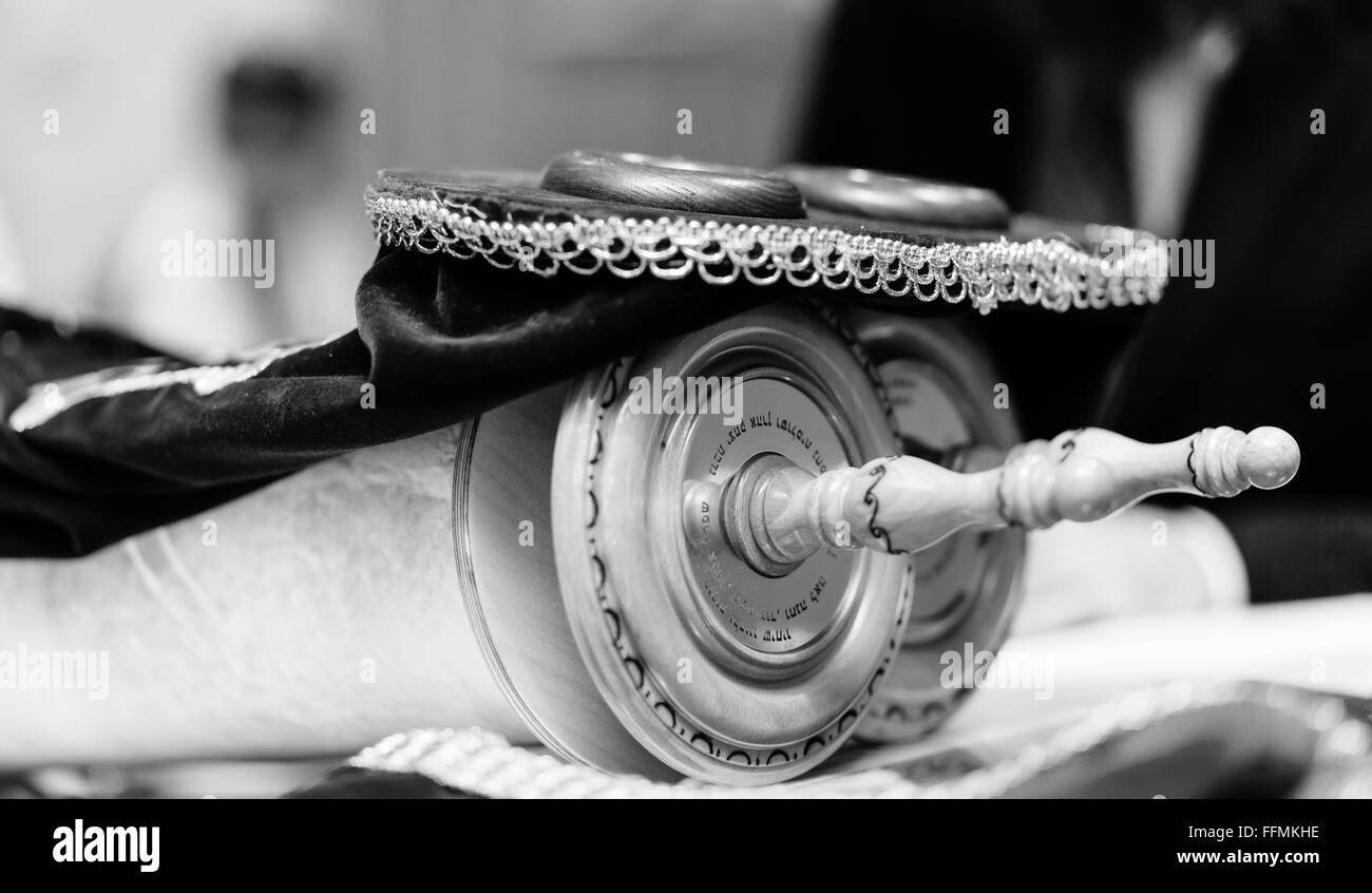 Giudaismo ebraico cultura holiday torah tova Foto Stock