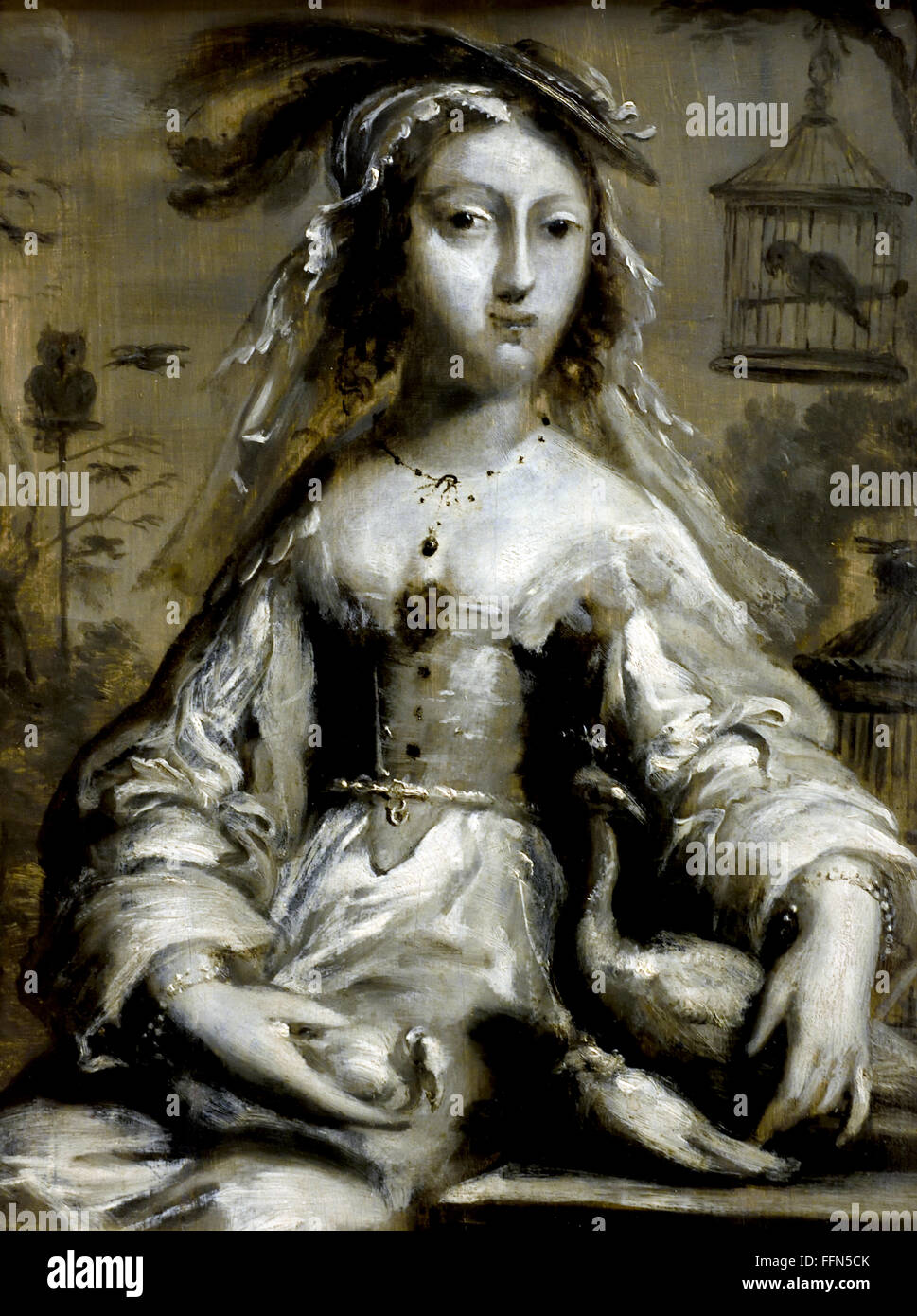 Allegorie de l'aria - allegoria dell'aria da Juste d'Egmont 1601-1674 Francia - Francese Foto Stock