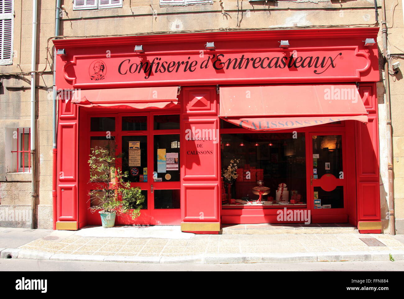 Geografia / viaggi, Francia, Aix-en-Provence, negozio di dolciumi "Confiserie d'Entrecasteaux' a Rue Fermee, Additional-Rights-Clearance-Info-Not-Available Foto Stock