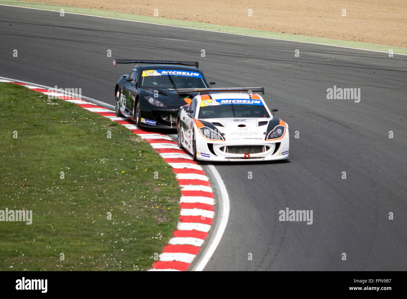 Michelin Ginetta GT4 Supercup gara Marzo 2014 Foto Stock