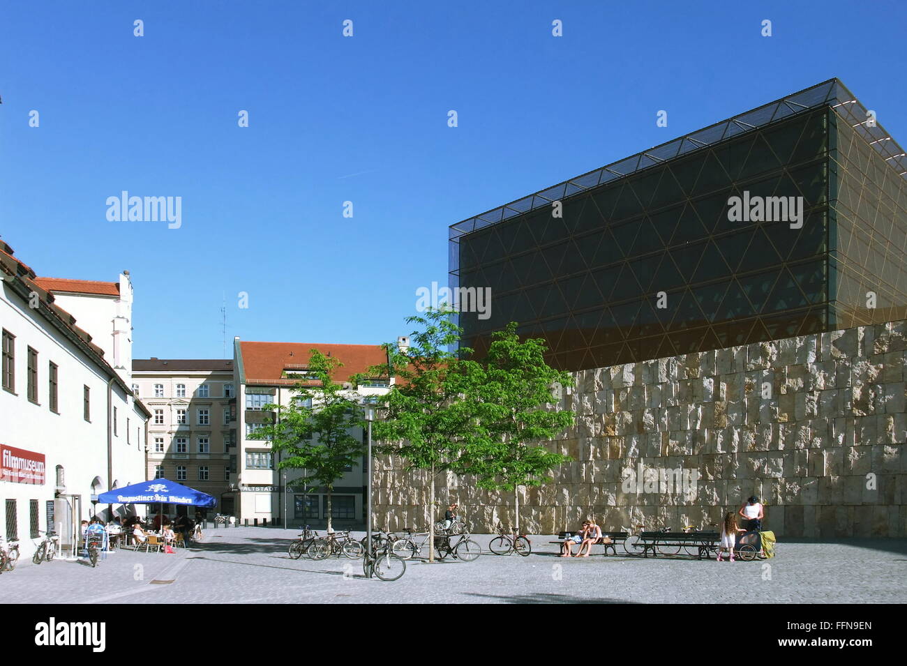 Geografia / viaggi, in Germania, in Baviera, Monaco di Baviera, edifici, Ohel Jakob sinagoga, vista esterna, Additional-Rights-Clearance-Info-Not-Available Foto Stock