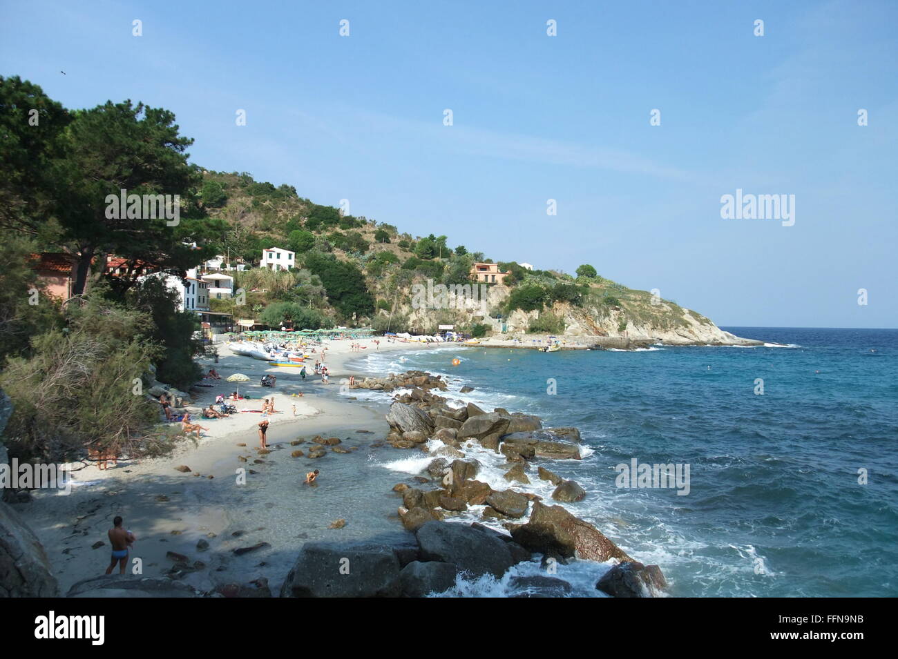 Geografia / viaggi, Italia, Isola d'Elba, Sant'Andrea, Cotoncello, spiaggia, Additional-Rights-Clearance-Info-Not-Available Foto Stock