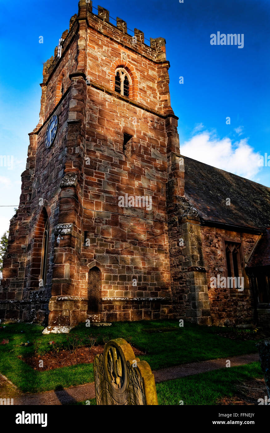 La chiesa di San Giovanni Battista a whitbourne è uno di un gruppo di sei parrocchie che compongono la parrocchia di maggiore whitbourne Foto Stock