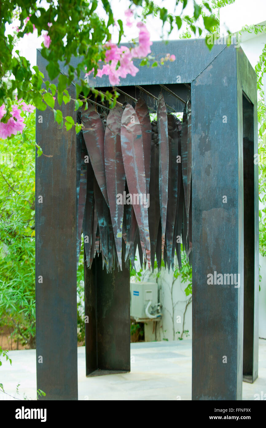 Griechenland, Kreta, Agios Nikolaos, Minos Beach Art Hotel, Garten Foto Stock