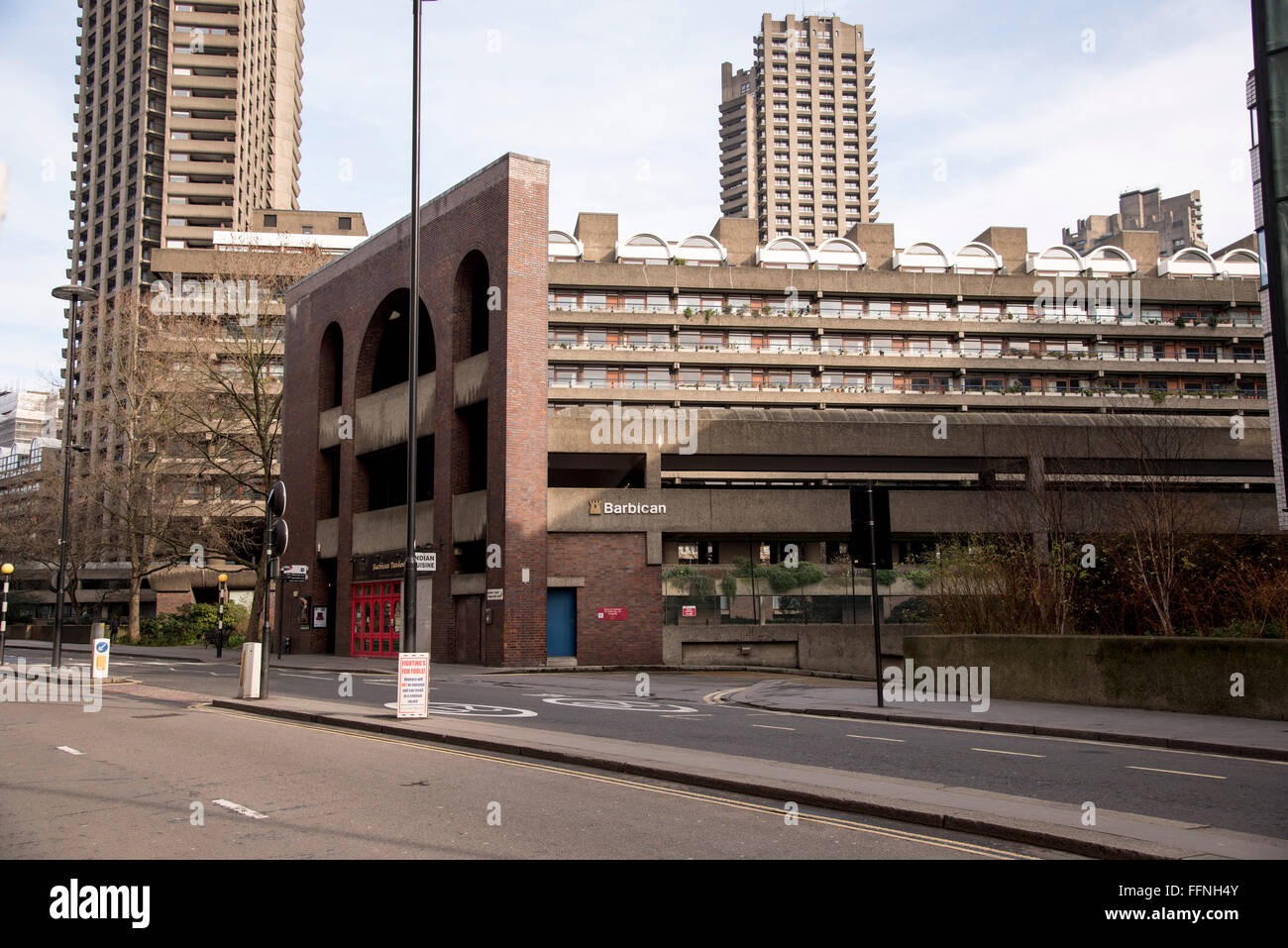 Barbican appartamenti è un complesso di appartamenti Foto Stock