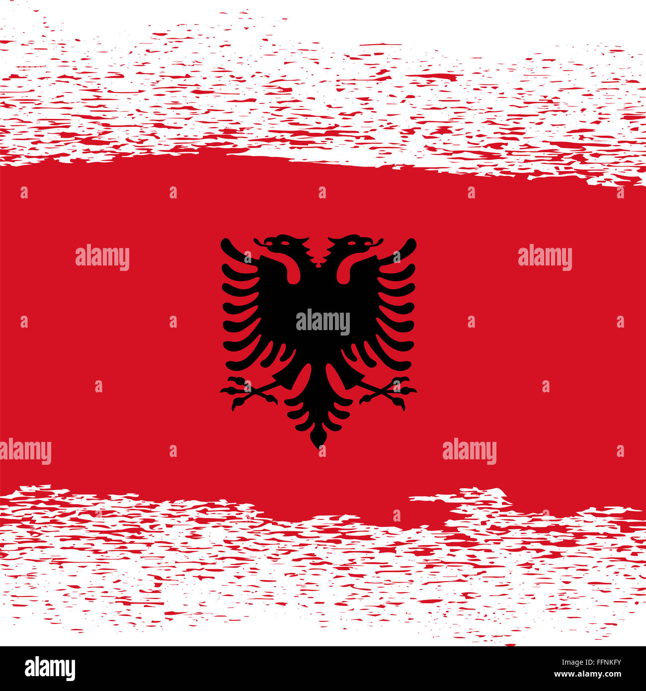 Bandiera Albania 150x90 Cm - Poliestere Resistente Per Interni/Esterni - Con Occhielli In Metallo - 4