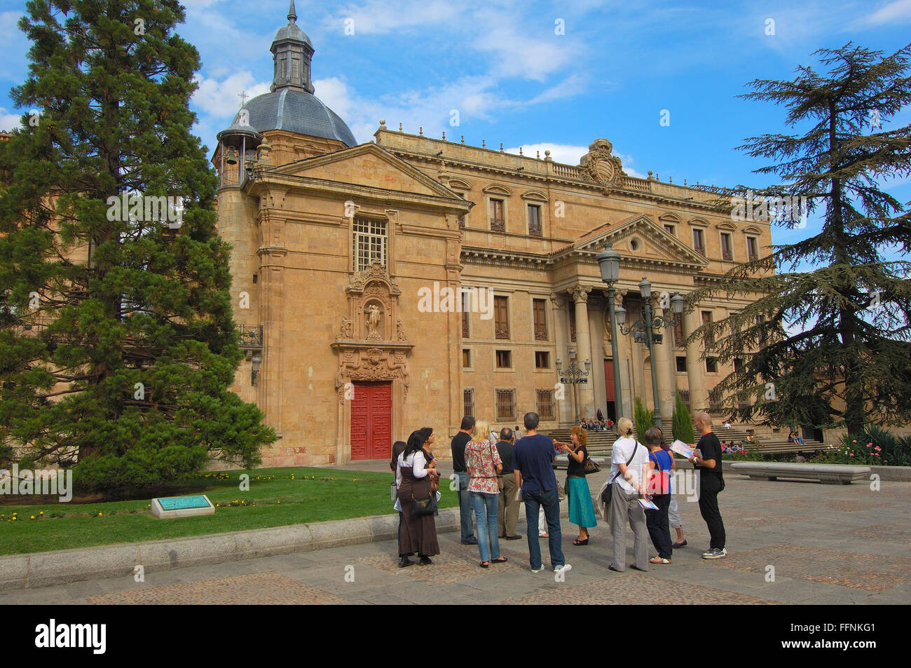 Salamanca, Anaya Palace, Facoltà di Filosofia, Anaya Square, la Facultad de Filosofía, Plaza de Anaya, Castilla Leon, Spagna Foto Stock