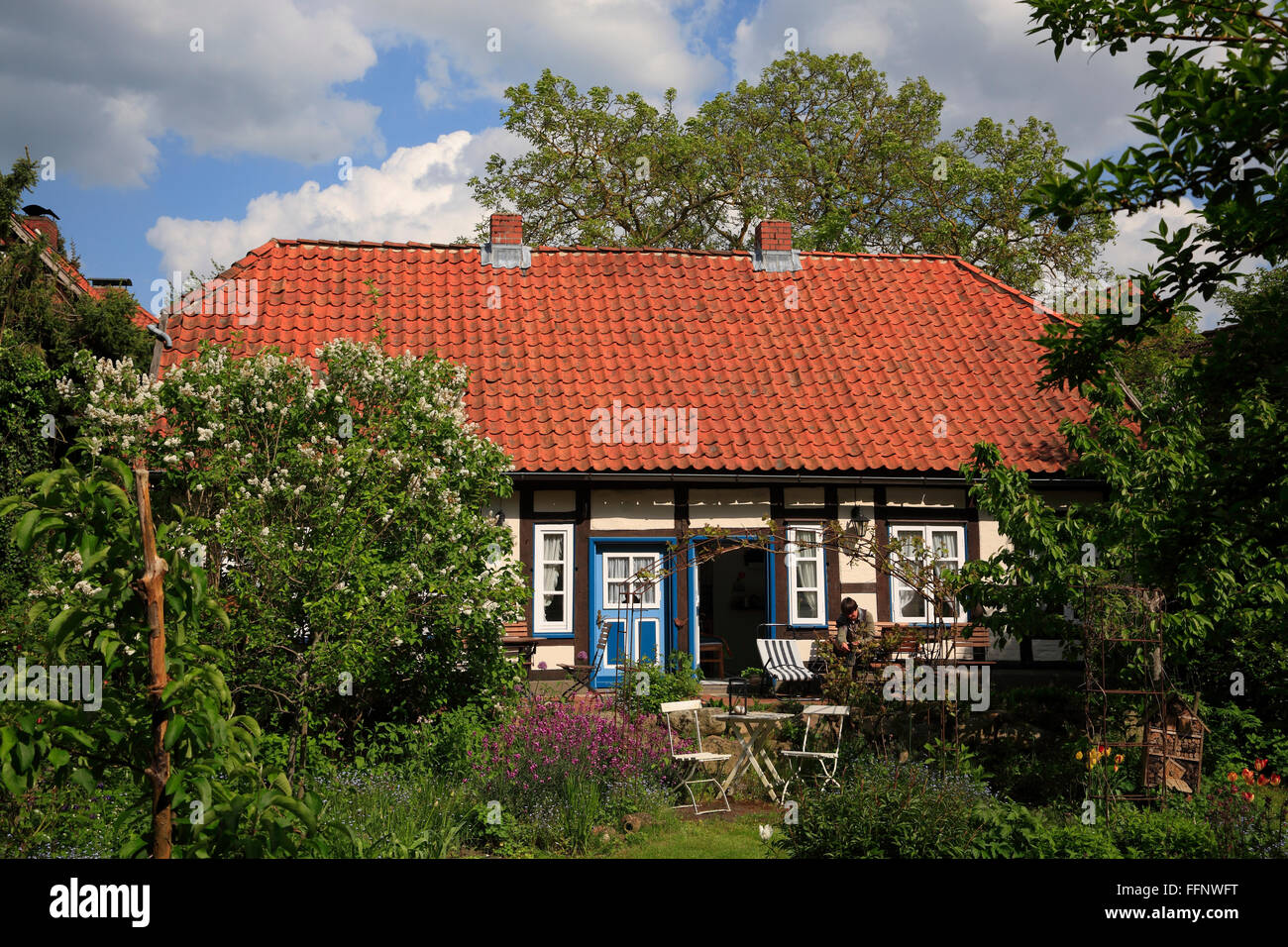 Casa vacanza a Hitzacker / Elba, Bassa Sassonia, Germania, Europa Foto Stock