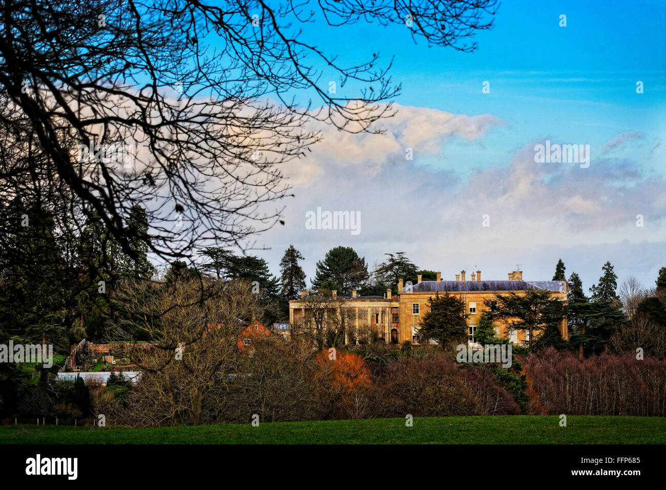 Whitbourne hall è un grado ii* elencati neo-palladiana country house situato sull'Herefordshire/worcesterhire confine Foto Stock