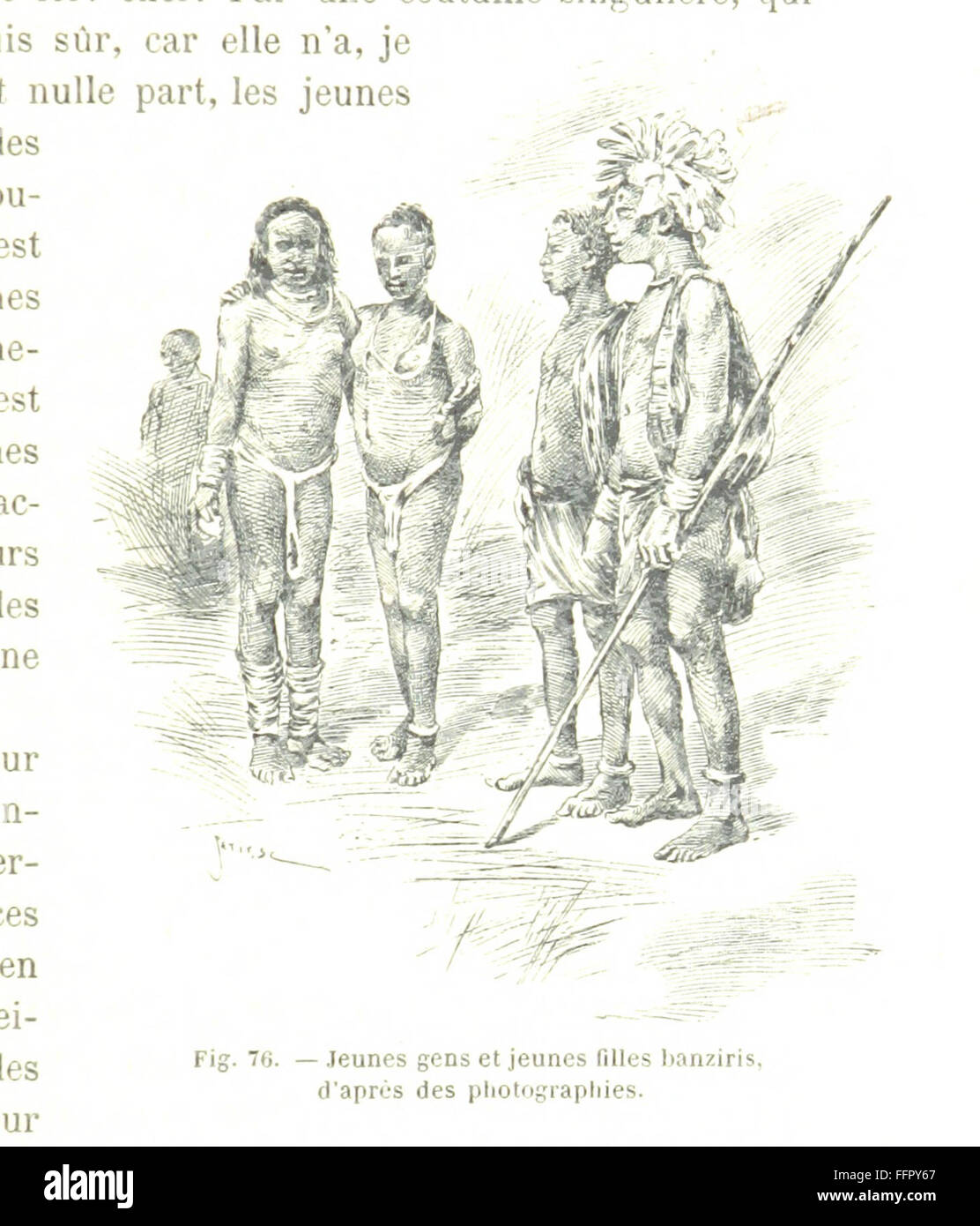 Questo libro illustrato racconta un viaggio da Loango a Chari, fornendo un resoconto dei paesaggi, delle persone e delle culture della regione. Offre approfondimenti sull'esplorazione del Ciad e dell'Africa centrale nel corso del XIX secolo, arricchito di illustrazioni e mappe. Foto Stock