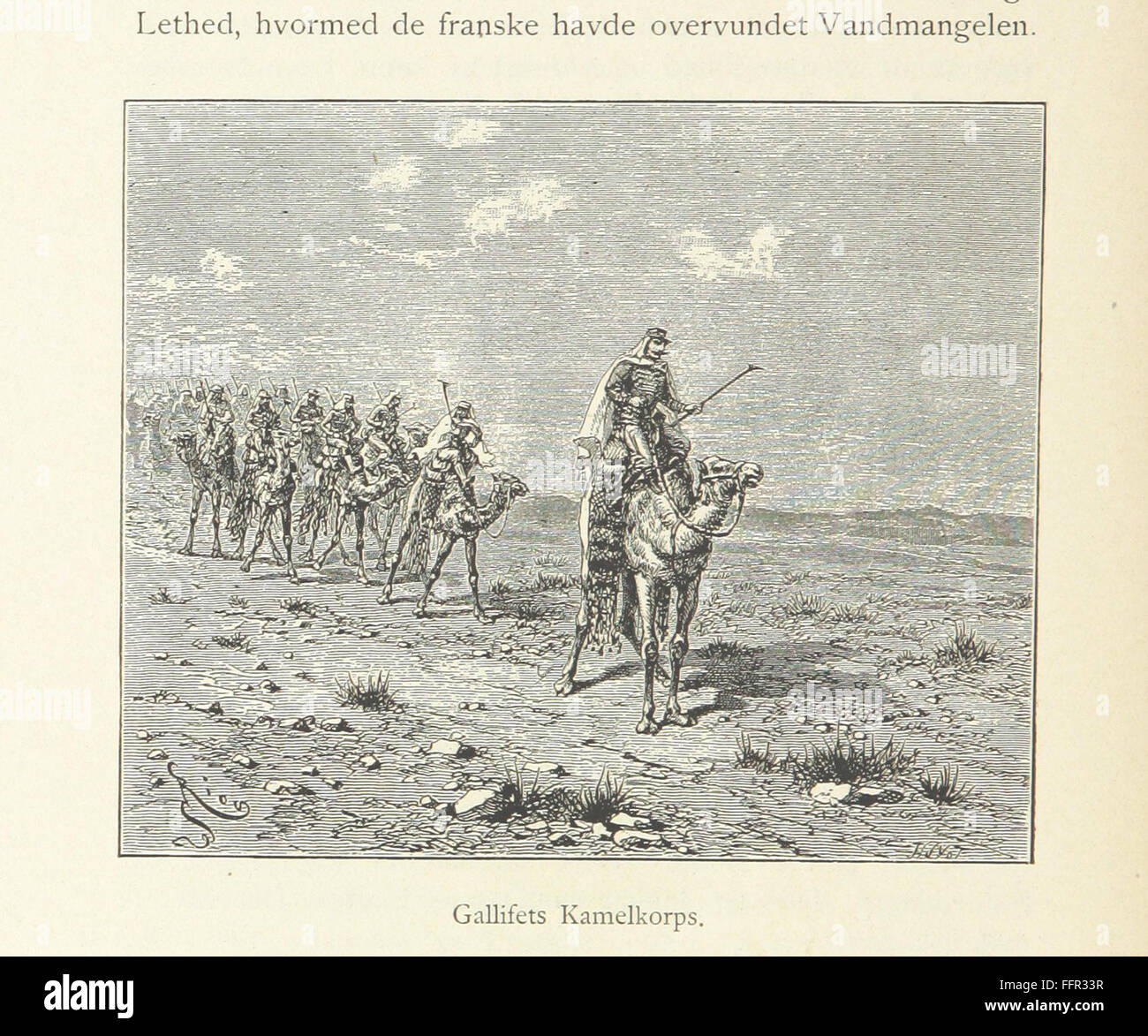 Questo libro d'epoca esplora l'Algeria e il deserto del Sahara, fornendo un resoconto dettagliato della geografia, della cultura e della storia della regione. Il lavoro comprende lastre e mappe per aiutare a comprendere il paesaggio e il contesto storico. Foto Stock
