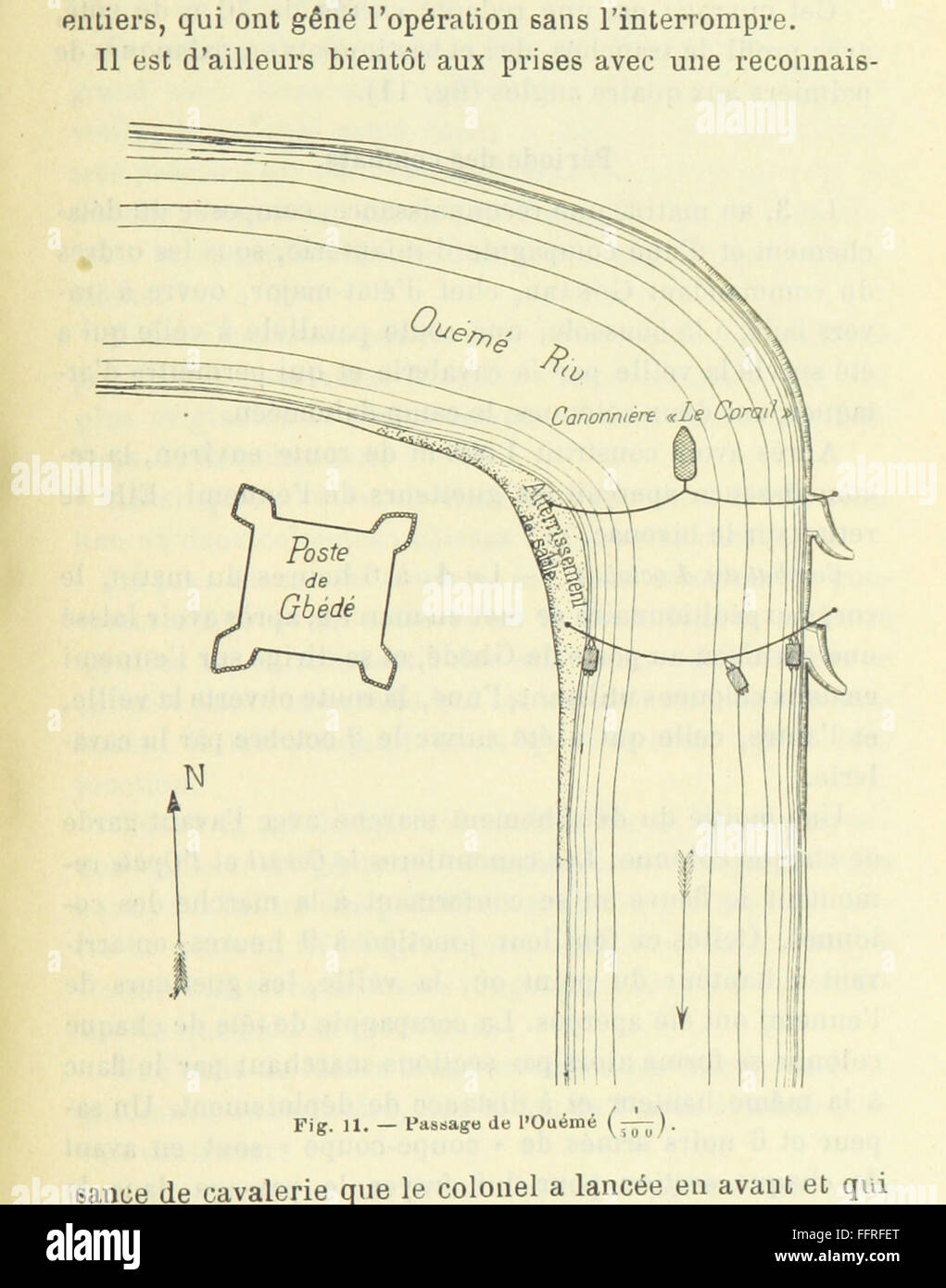 "Le Génie au Dahomey" discute dell'ingegneria militare a Dahomey (ora Benin) nel 1892, con un focus sulle strategie militari, le sfide e gli sforzi ingegneristici nella regione. Include una mappa e informazioni dalla "Revue du Génie militaire". Foto Stock
