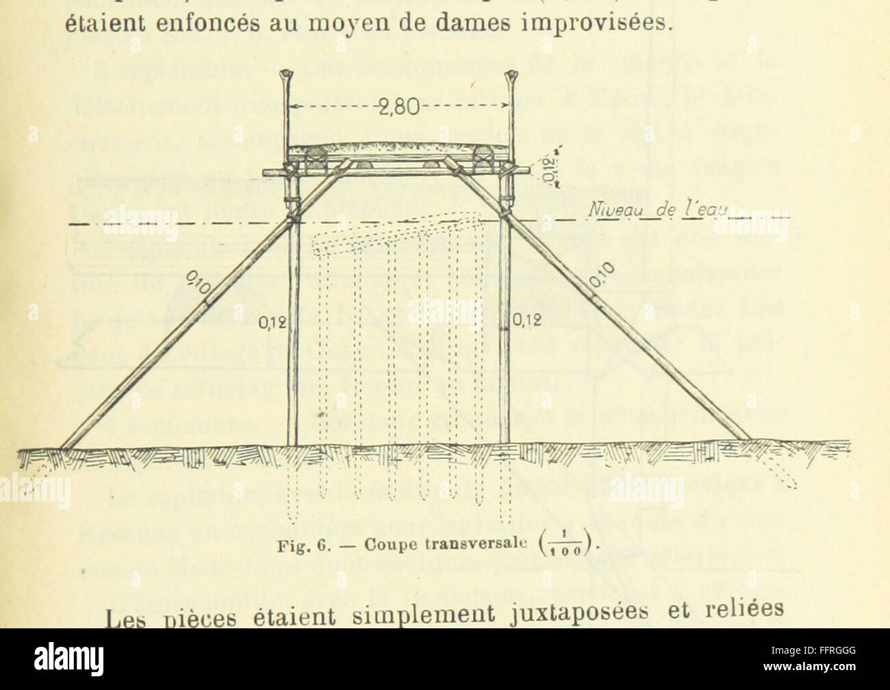 Questo libro presenta un sondaggio di ingegneria militare condotto a Dahomey (Benin moderno) nel 1892, con una mappa dettagliata. Offre informazioni sulle strategie e le infrastrutture militari della regione durante il periodo coloniale, estratte dalla rivista "Revue du Génie militaire". Foto Stock