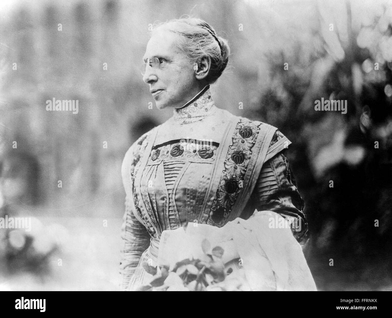 ELLA FLAGG GIOVANI /n(1845-1918). American educatore. La fotografia non datata. Foto Stock