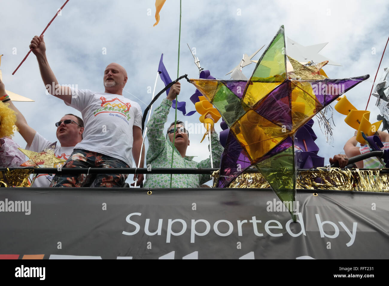 Gay Pride Marzo Brighton 2014 Foto Stock