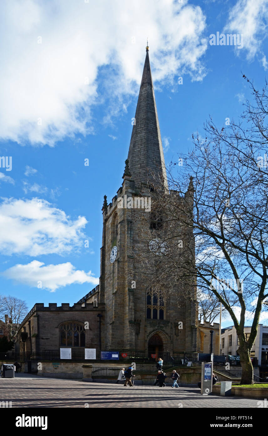 La Chiesa di San Pietro, Nottingham. In Inghilterra. Foto Stock