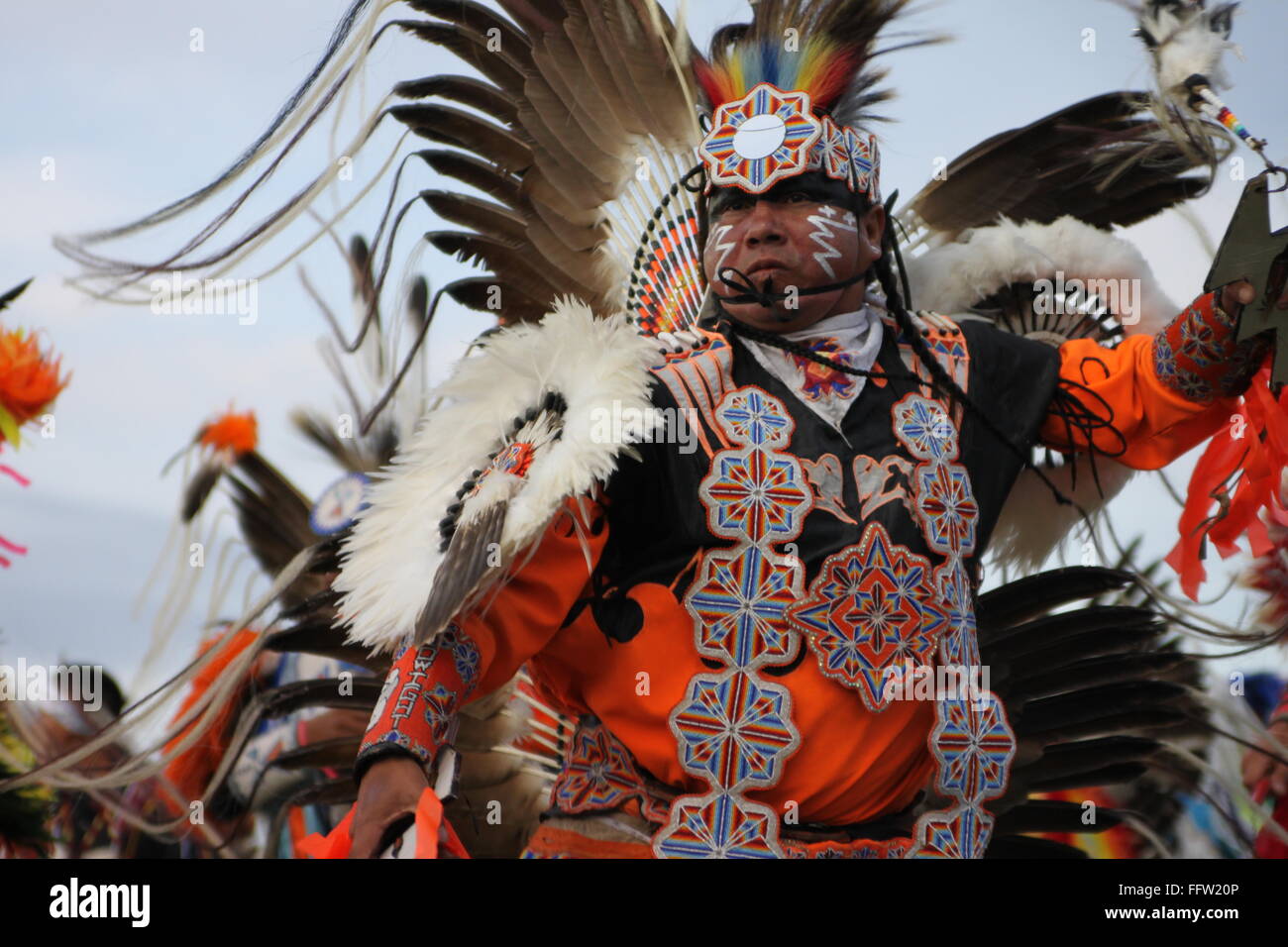 Shakopee Mdewakanton Sioux Comunità Wacipi Pow Wow, Native American dance festival - 21/08/2011 - Stati Uniti / MINNESOTA Foto Stock