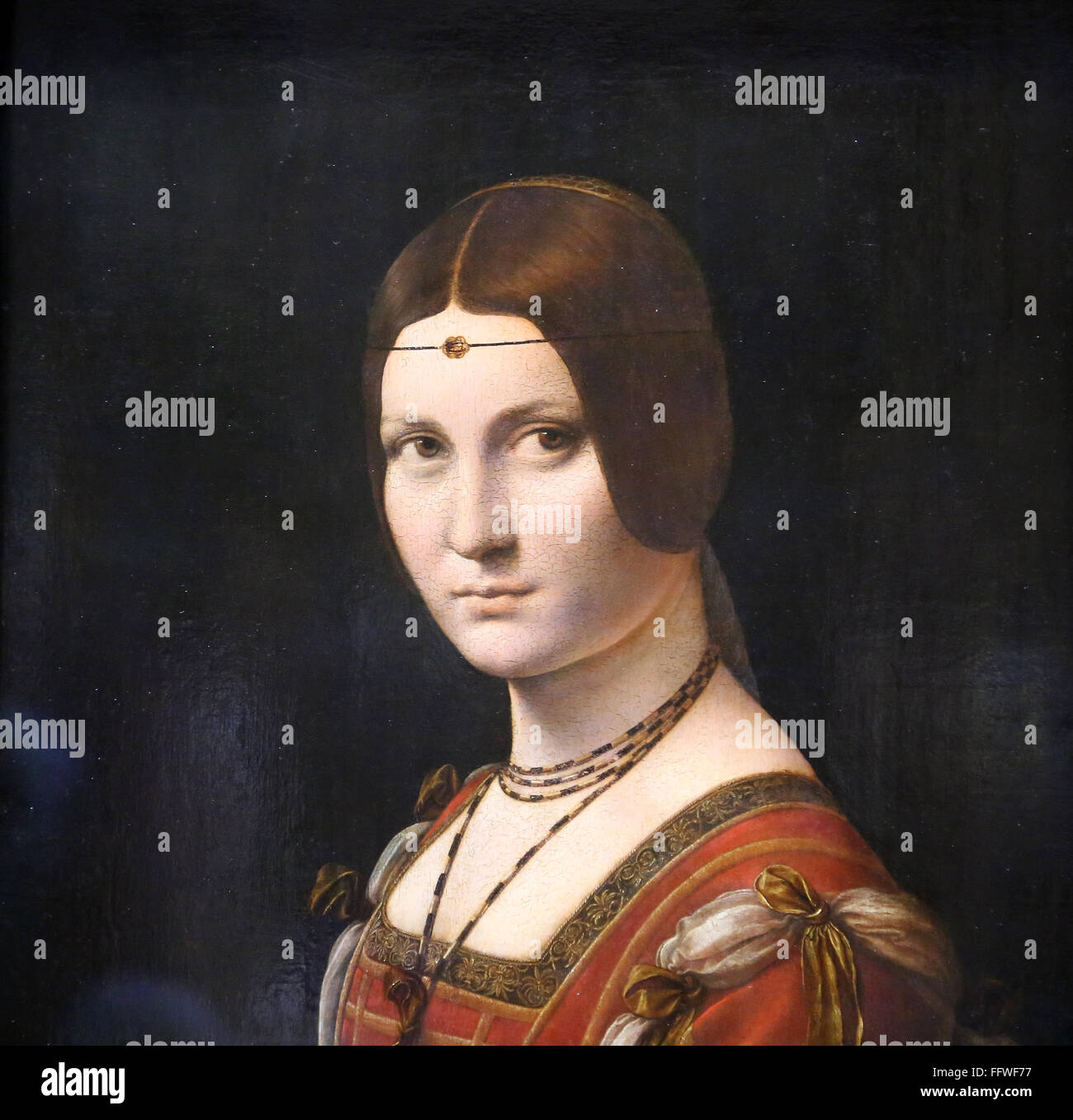 Ritratto di La Belle Ferronier, 1490. Da Leonardo da Vinci. Alto Rinascimento. Il museo del