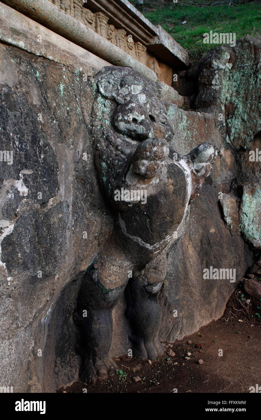 Mihintale 247 bc è considerato come la culla del buddismo si trova nei pressi di Anuradhapura città antica , Sri Lanka Foto Stock