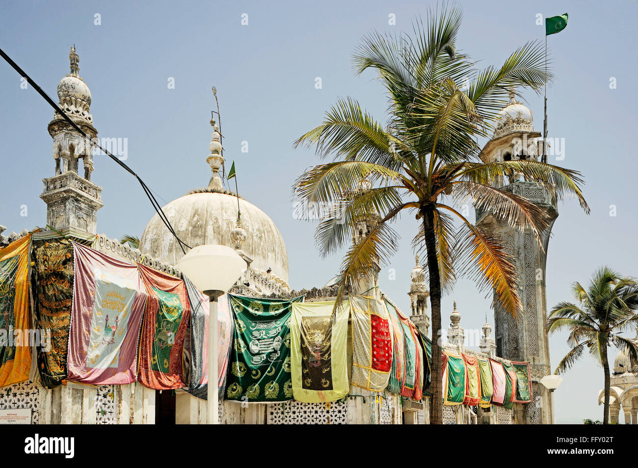 Haji Ali dargah , Worli , Bombay Mumbai , Maharashtra , India Heritage Foto Stock