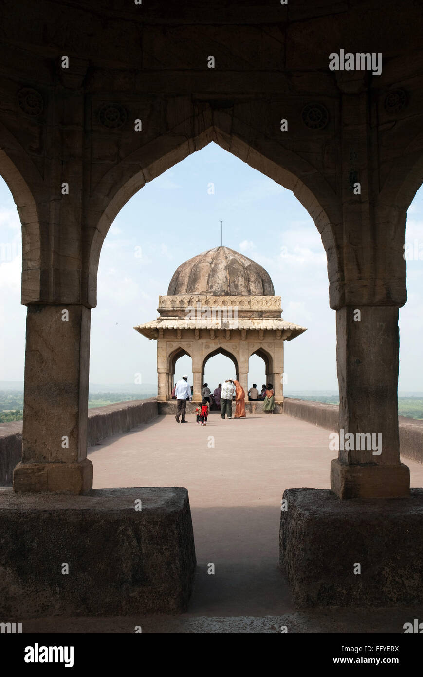 Rani Roopmati palace in Mandu in Madhya Pradesh India Asia Foto Stock