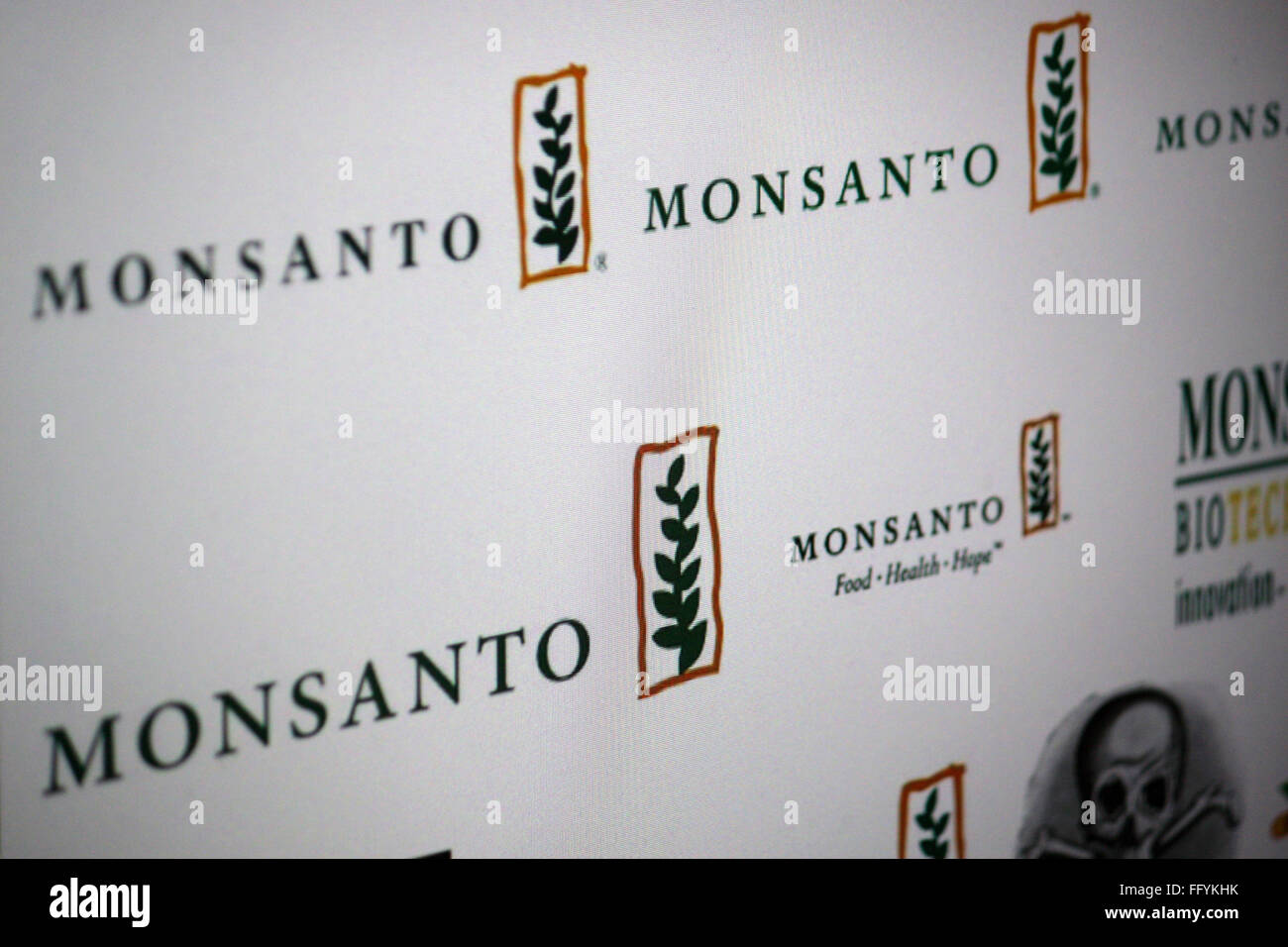 Markenname: 'Monsanto'. Foto Stock