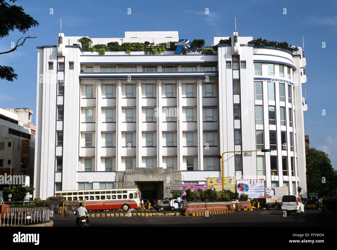 Parry ufficio principale edificio ; strada spianata ; Madras Chennai ; Tamil Nadu ; India Foto Stock
