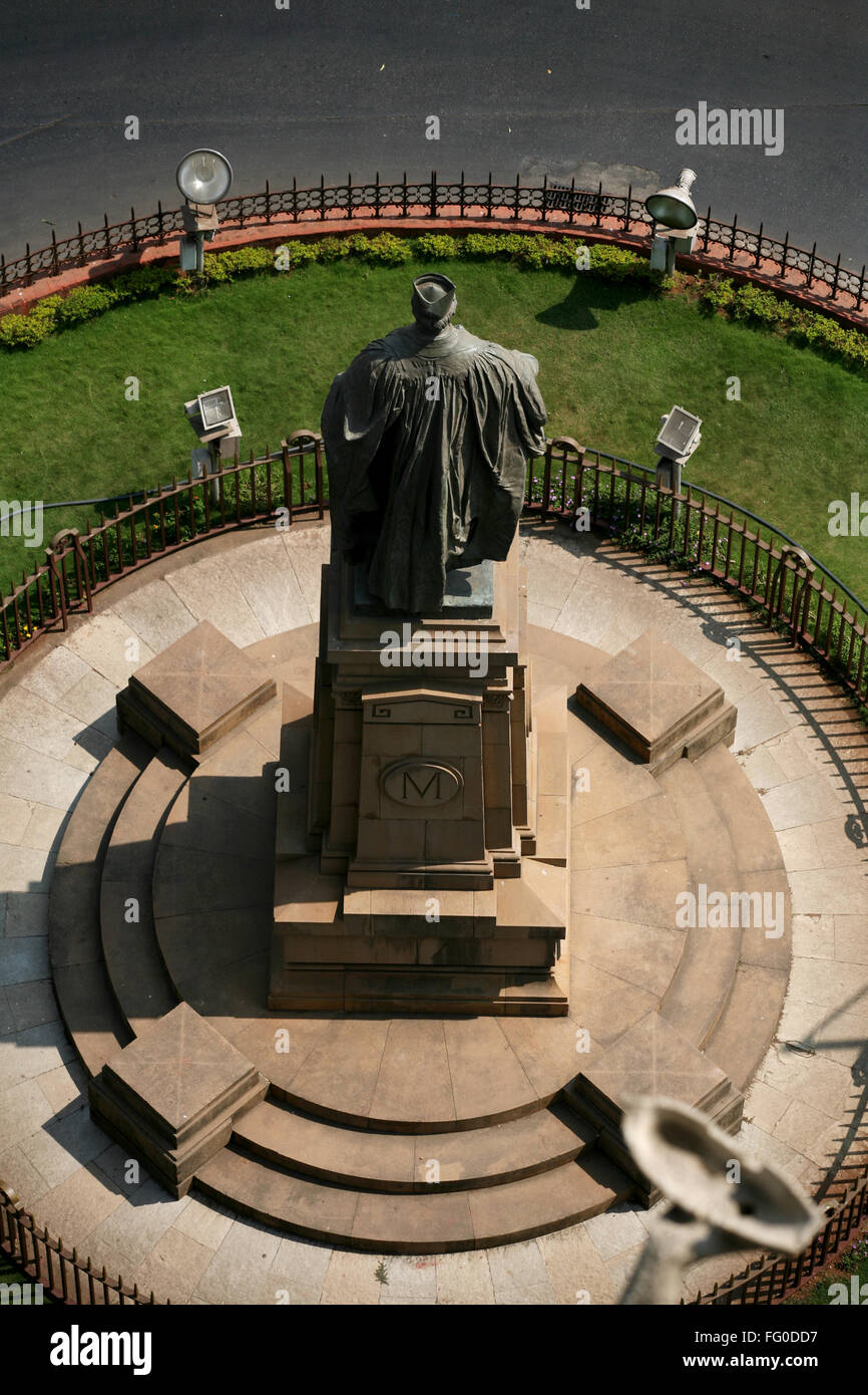 Statua di Sir Pherozeshah M Mehta , Bombay Mumbai , Maharashtra , India Foto Stock