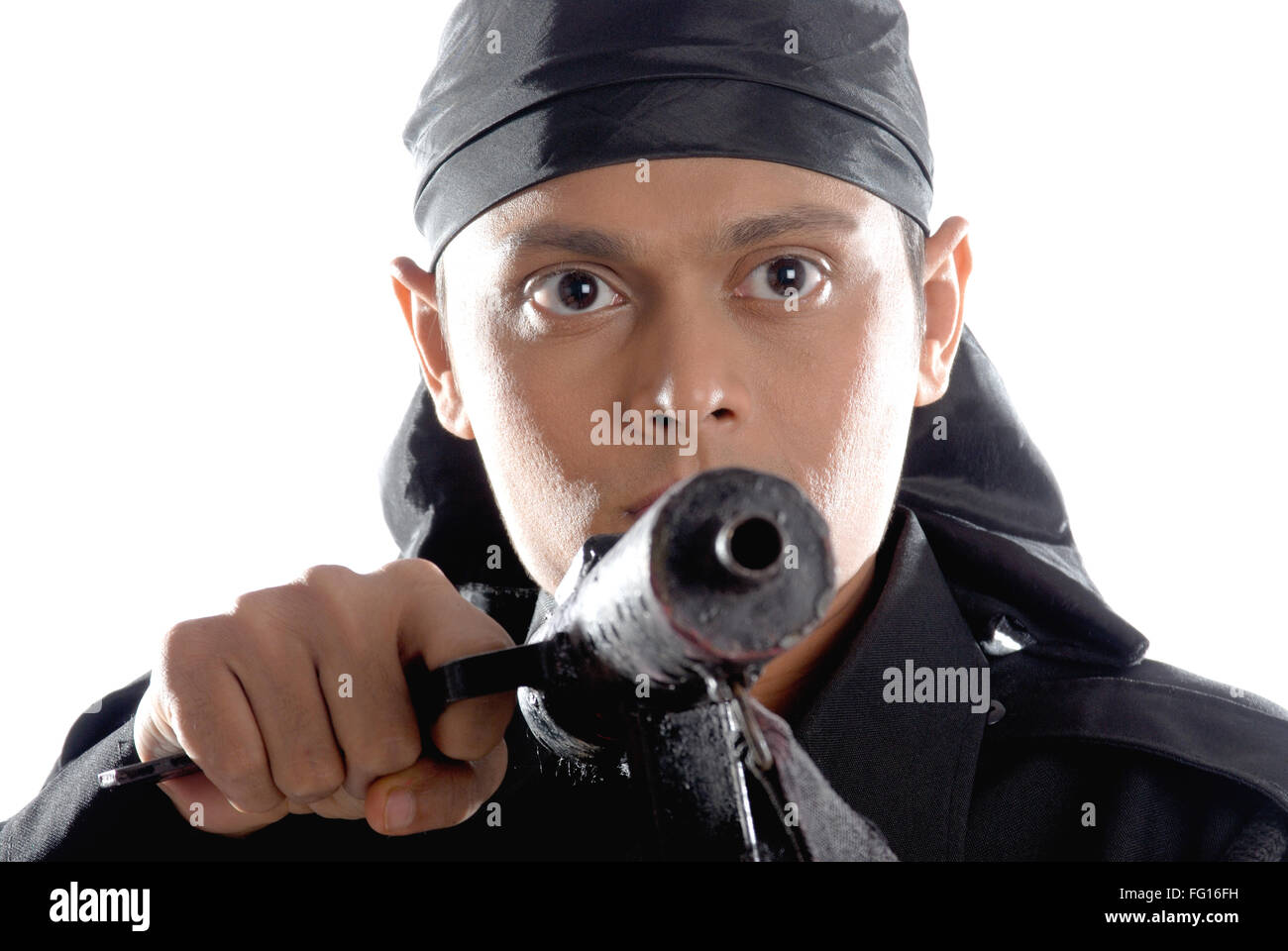 Commando pistola di puntamento signor#782W Foto Stock