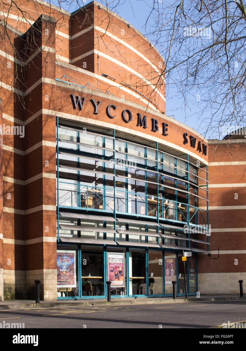 Il Wycombe Swan Theatre, High Wycombe, Buckinghamshire, UK. Foto Stock
