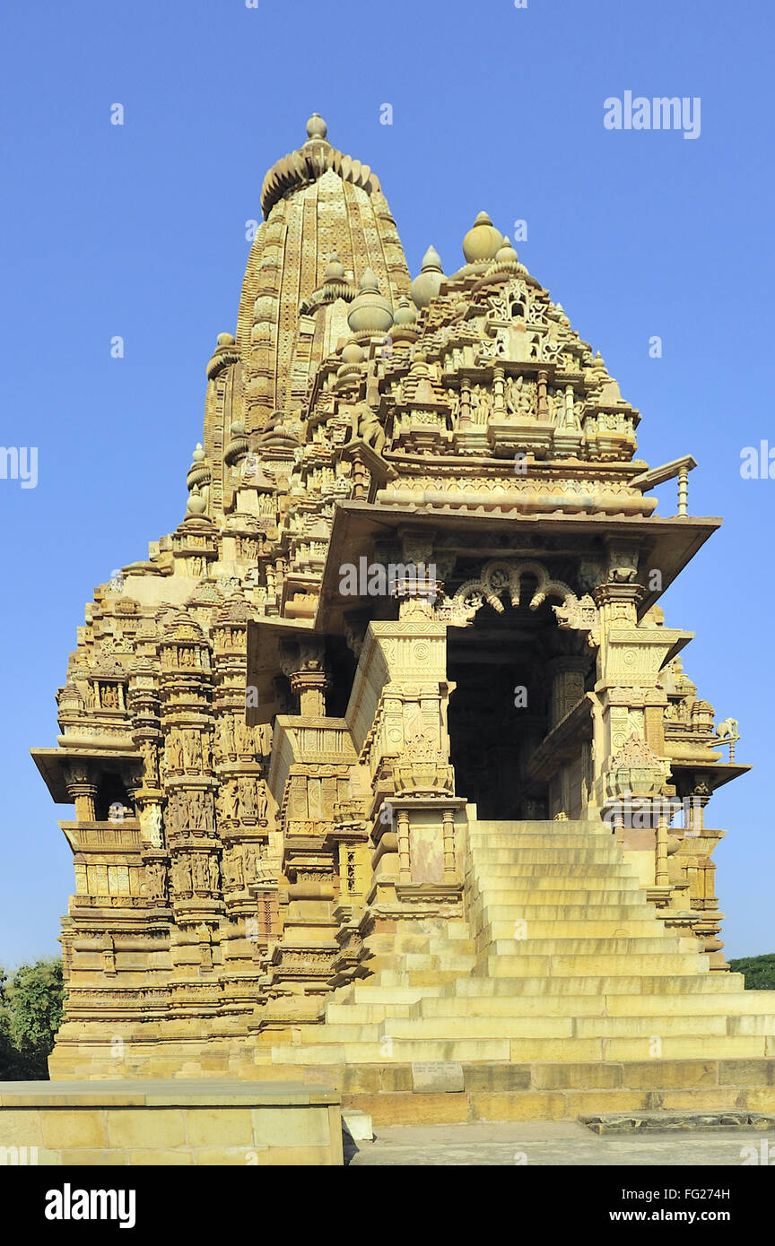 Kandariya mahadeva temple khajuraho Madhya Pradesh india Foto Stock