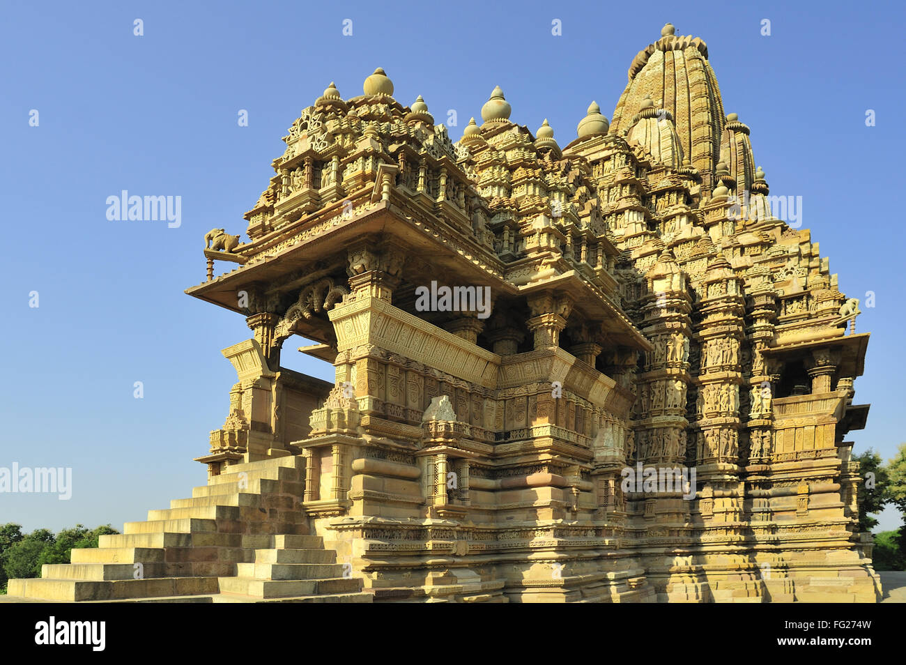 Kandariya mahadeva temple khajuraho Madhya Pradesh india Foto Stock