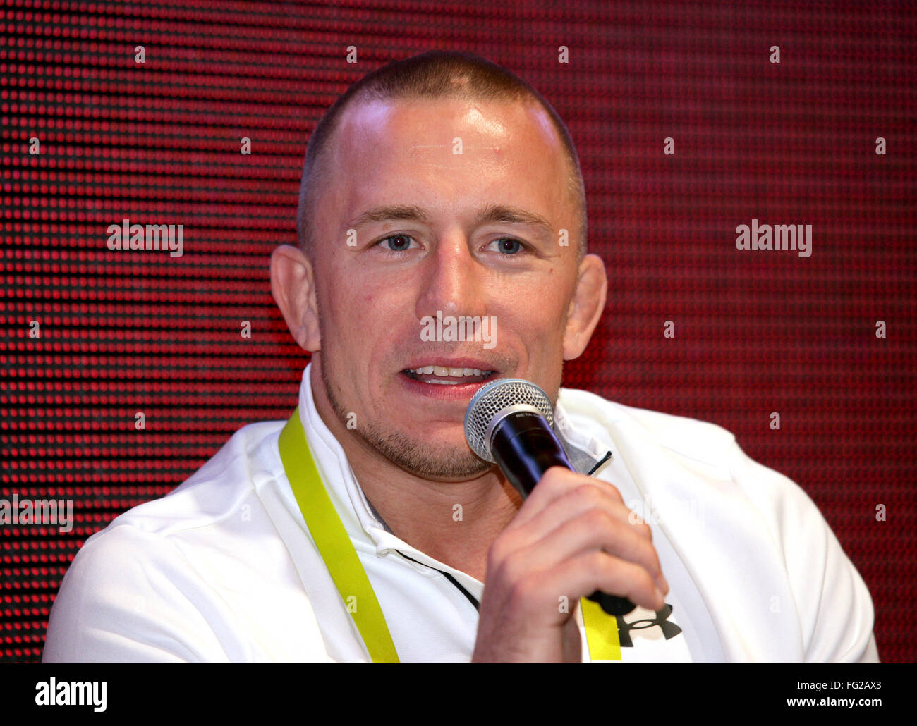 2016 CES Las Vegas offre: Georges St Pierre dove: Las Vegas, Nevada, Stati Uniti quando: 07 Gen 2016 Foto Stock
