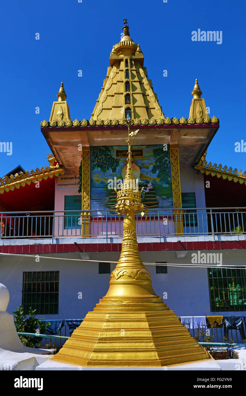 Nga Htat Gyi Pagoda Yangon, Myanmar Foto Stock