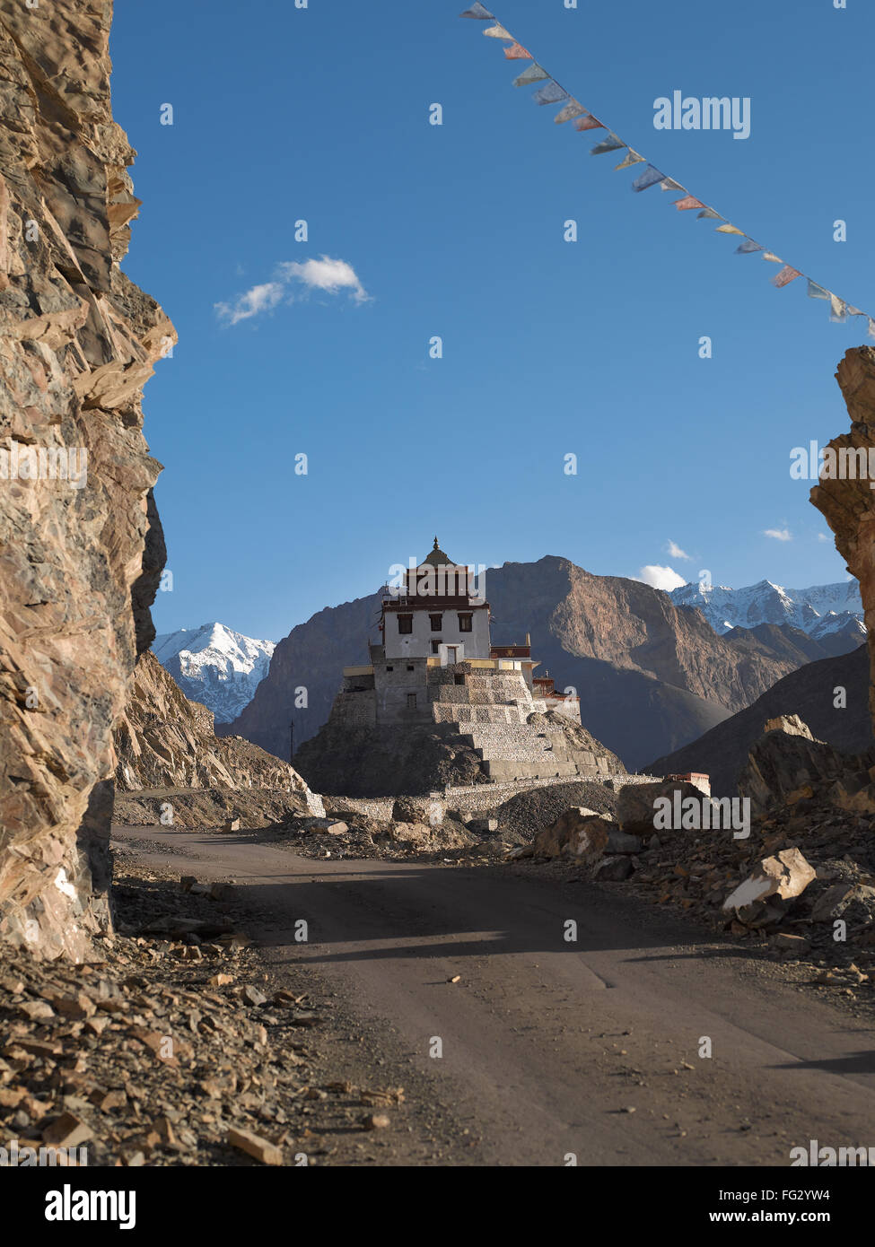 Maitreya Buddha tempio ; Tingmosgang ; Ladakh ; Jammu e Kashmir ; India Foto Stock