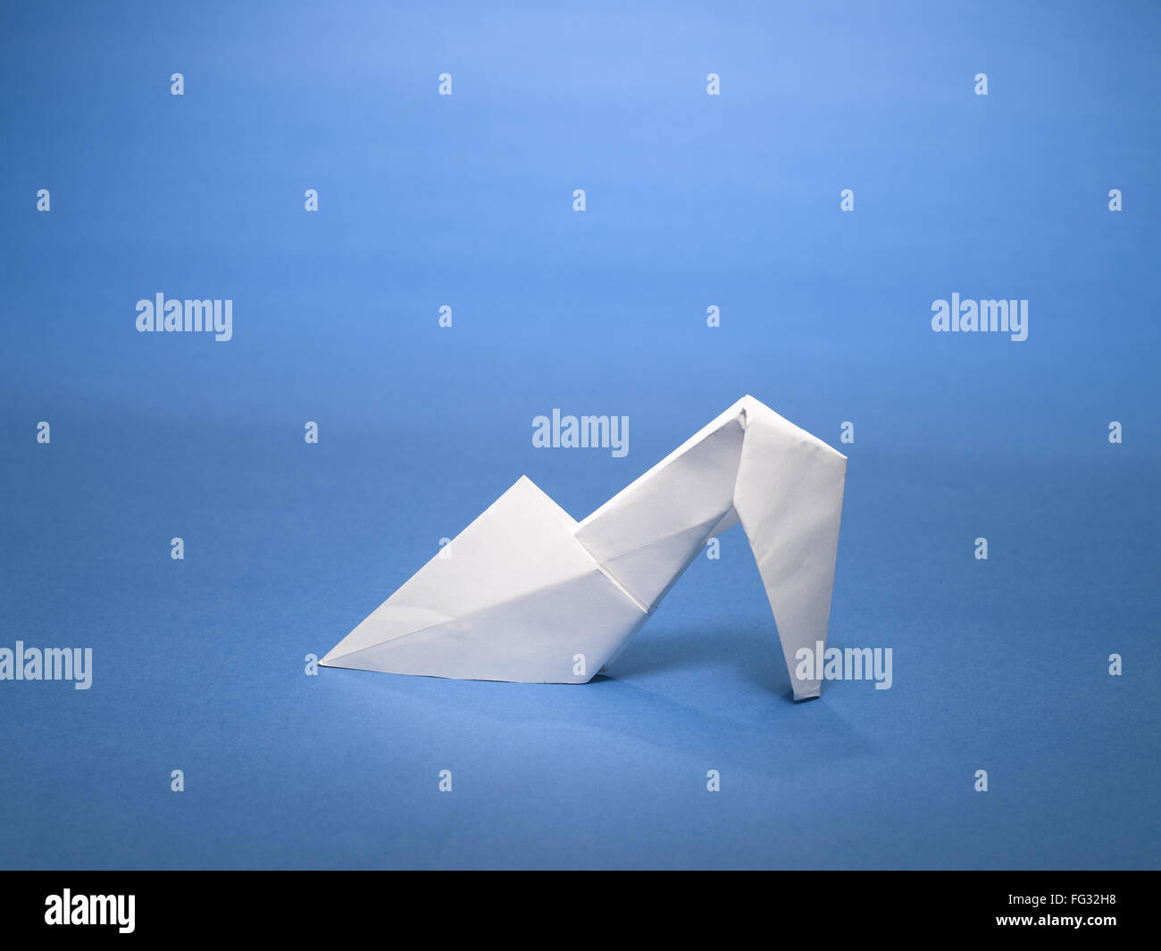 Calzatura origami India Asia Foto Stock