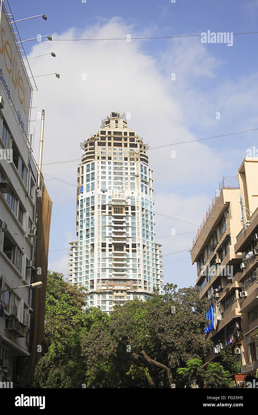 Grattacielo , strada Morarka Chowk , Dr Gopalrao Deshmukh Marg , Peddar road , Grant Road , Bombay Mumbai , Maharashtra Foto Stock