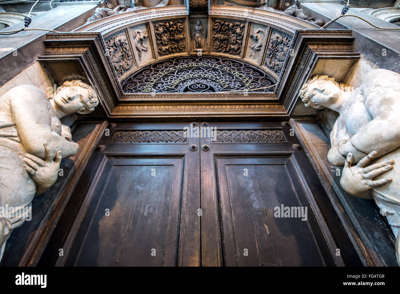 La Biblioteca Nazionale Marciana è una delle più grandi biblioteche italiane e la più importante di Venezia. Foto Stock