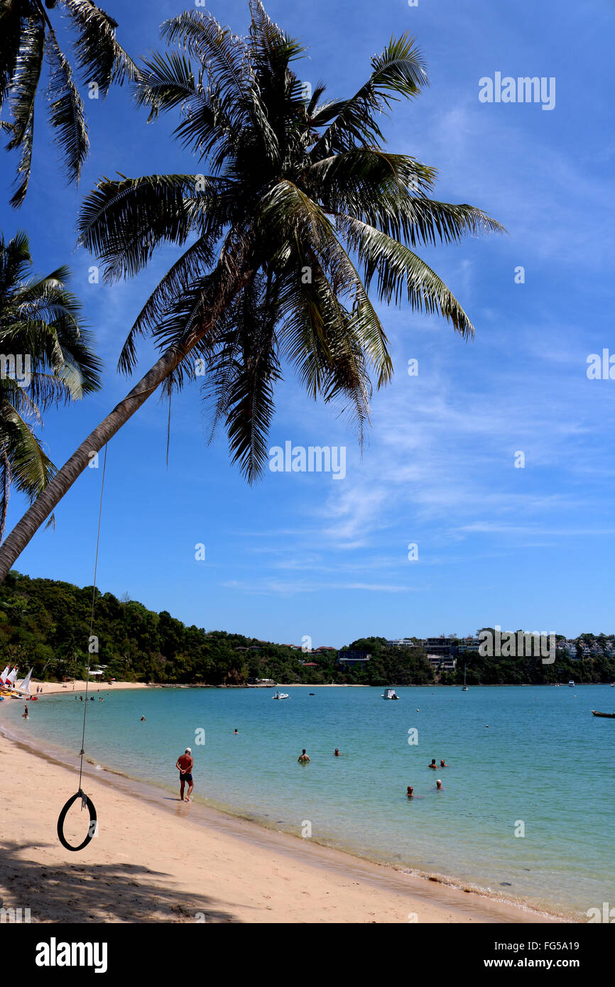 Thailandia Phuket Laem Panwa (Panwa Cape) Ao Yon beach Adrian Baker Foto Stock