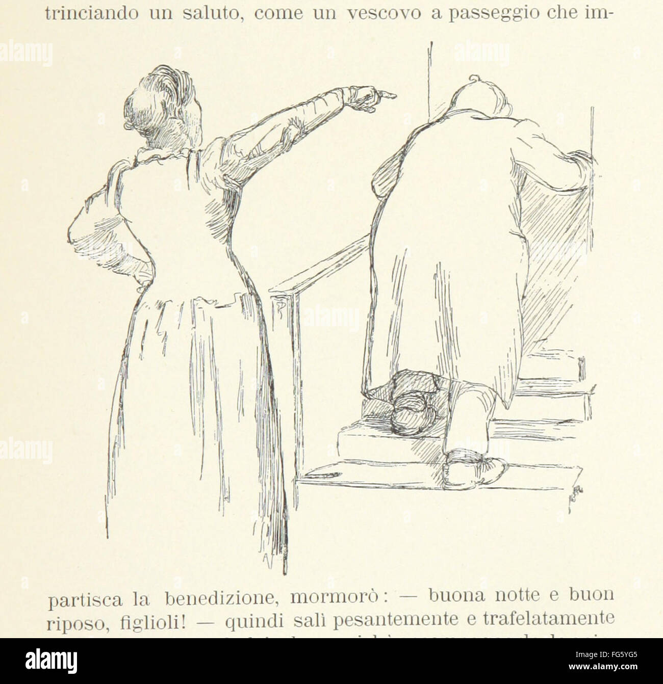 Un libro d'epoca scritto da G. Faldella, contenente le lettere di Apostolo Zero, un personaggio immaginario che intraprende un viaggio che unisce commercio e amore. Le lettere offrono approfondimenti sui temi sociali del XIX secolo. Foto Stock